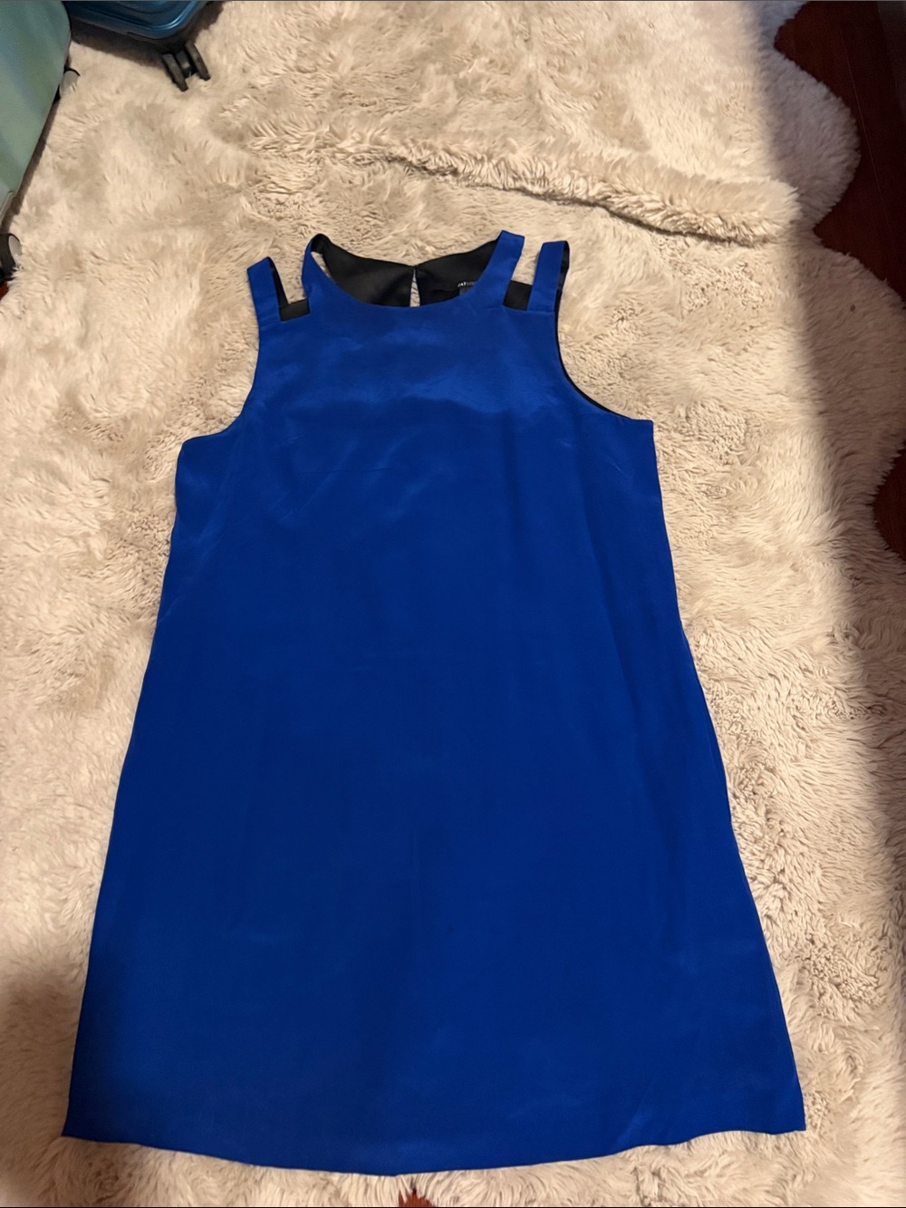 JAYGODFREY Cobalt Blue Sleeveless Shift Dress